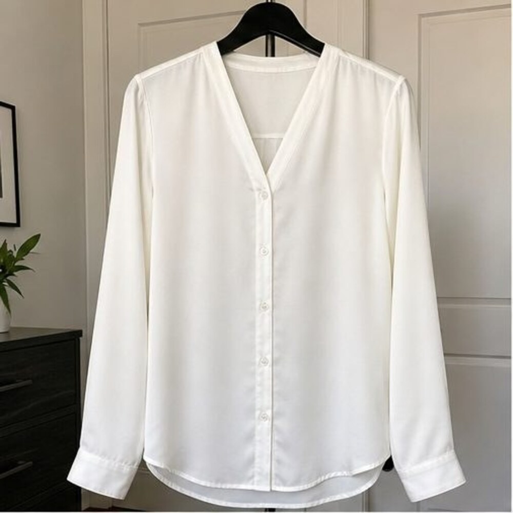 Ivory Lace Trim Top